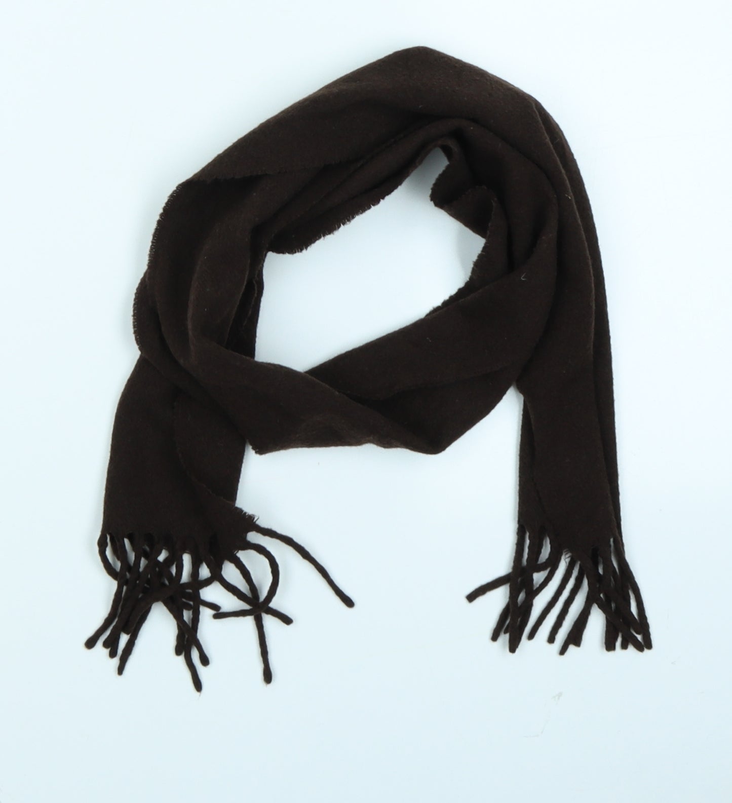 Preworn Unisex Brown Scarf