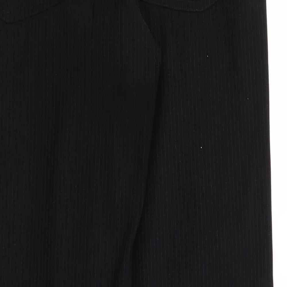 ID Womens Black Trousers Size 30 in L30 in
