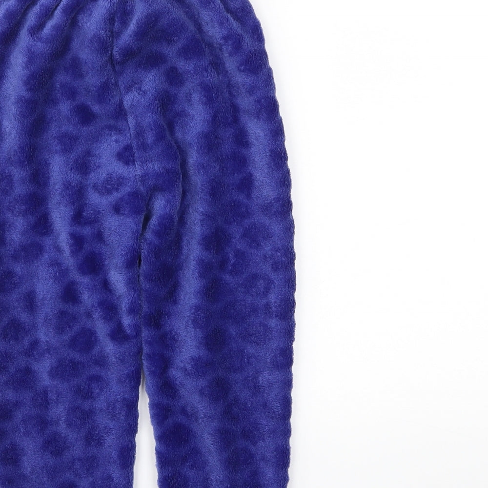 Preworn Boys Blue Ikat Jogger Trousers Size 2-3 Years