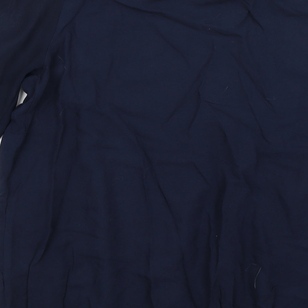 F&F Womens Blue Basic Blouse Size 14