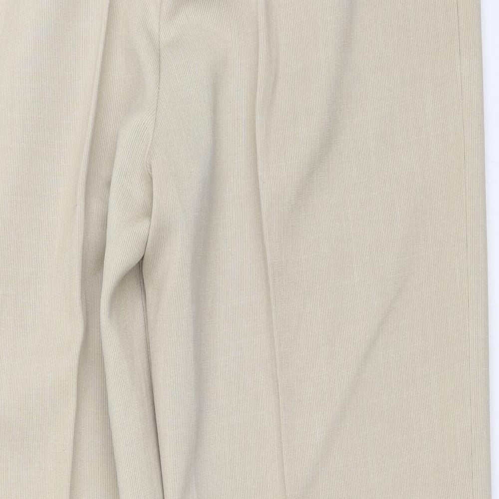 Mackays Womens Beige Trousers Size 16 L26.5 in