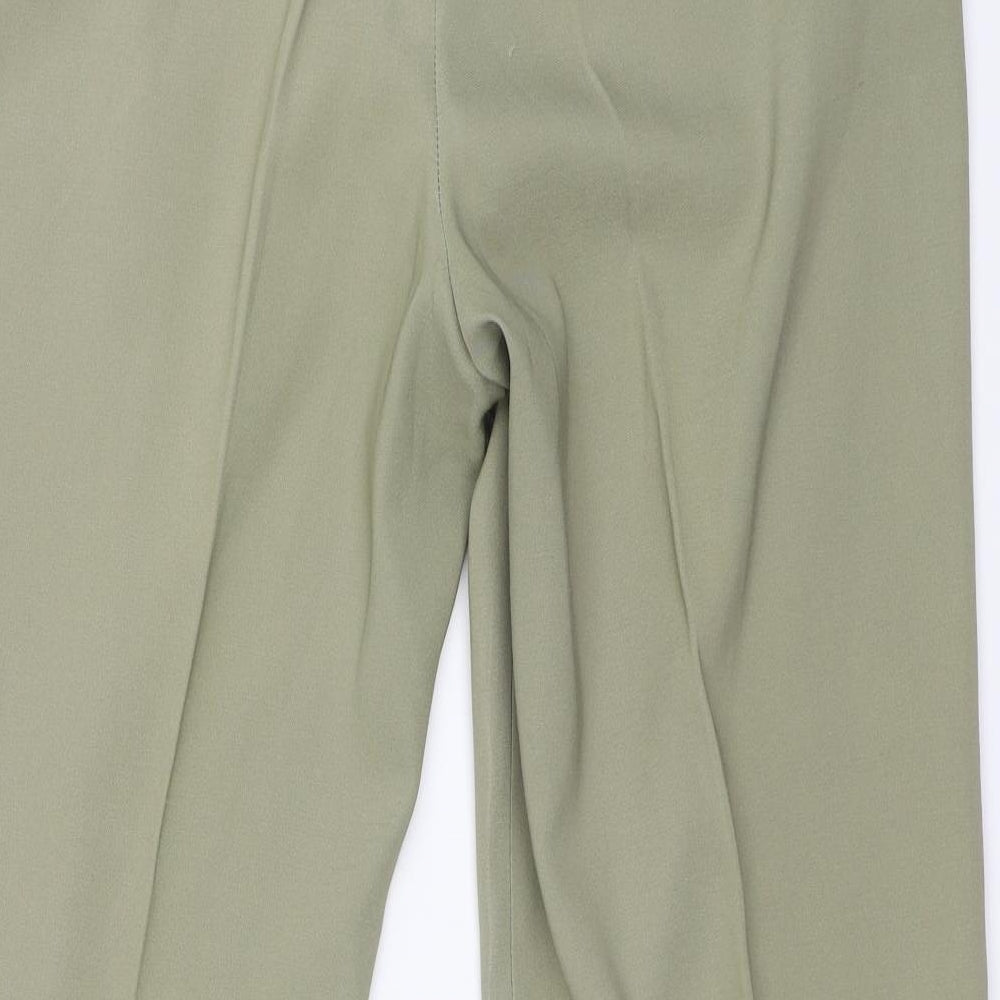 Offshoot Womens Green Trousers Size 14 L27 in