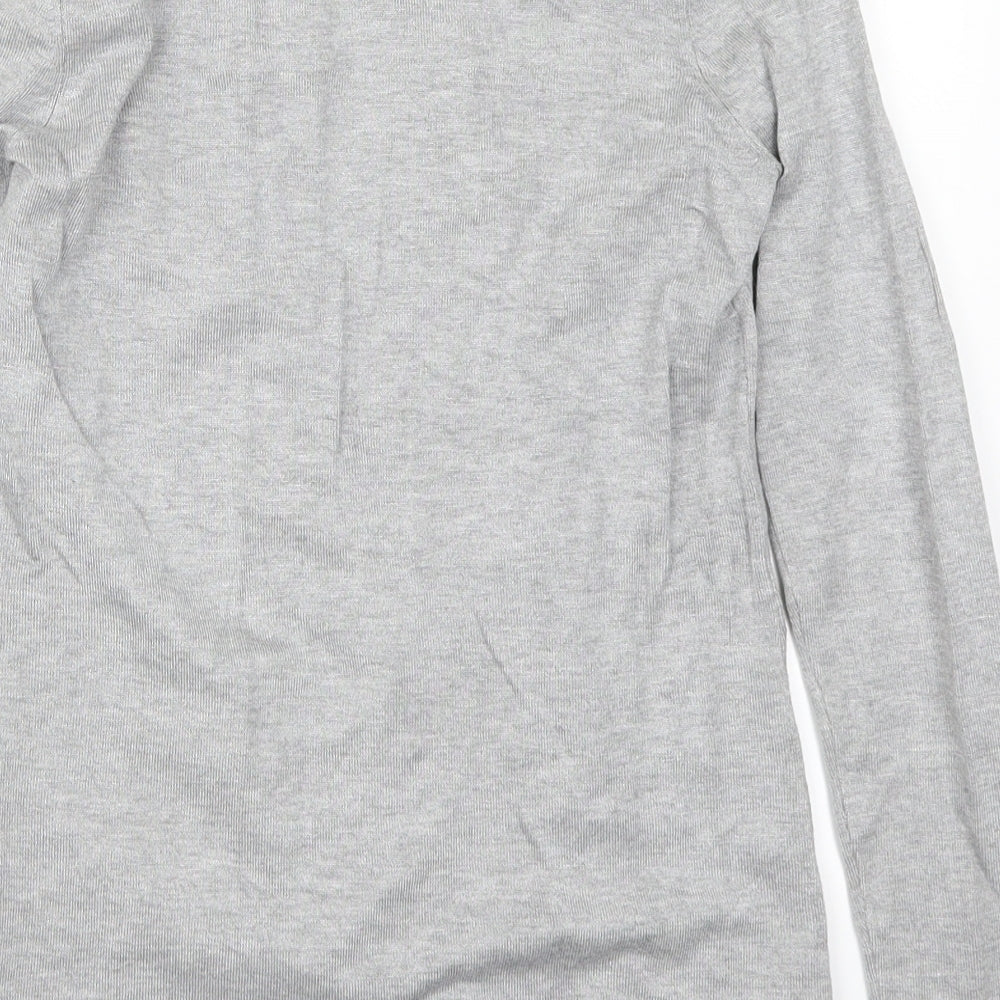 Preworn Womens Grey Cardigan Jumper Size 8