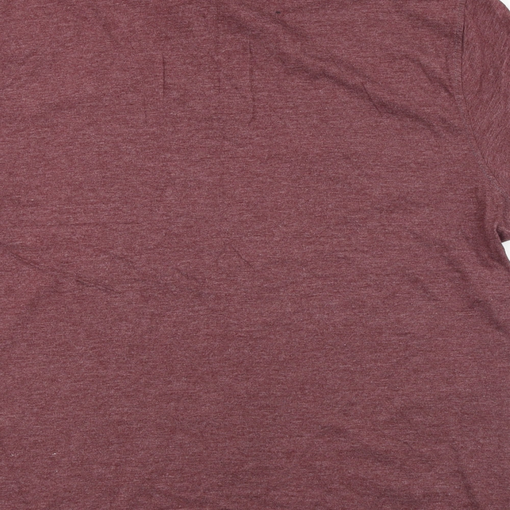 George Mens Purple Polo Size L
