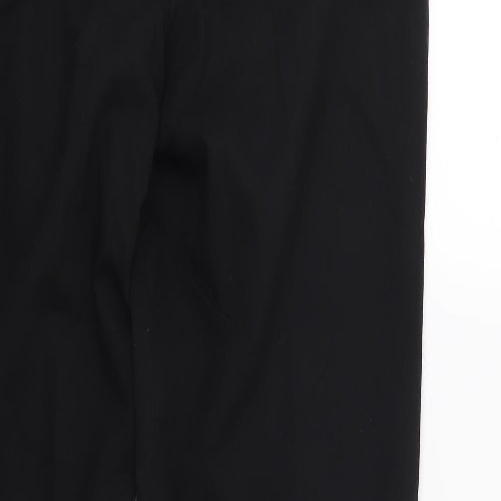 Primark Womens Black Trousers Size 8 L28 in