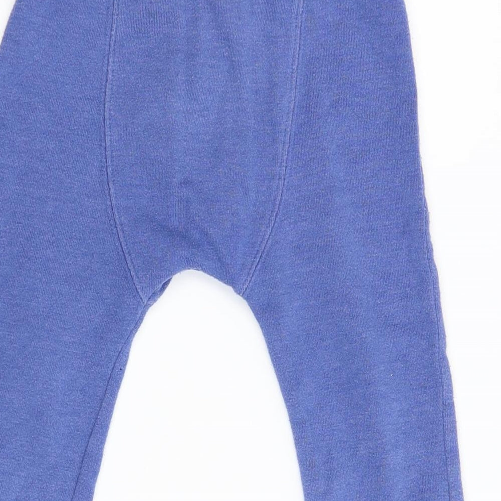 F&F Baby Blue Flannel Jogger Leggings Size 18-24 Months