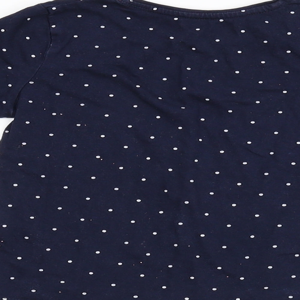 Primark Girls Blue Flannel Basic T-Shirt Size 3-4 Years - Daddy's Girl
