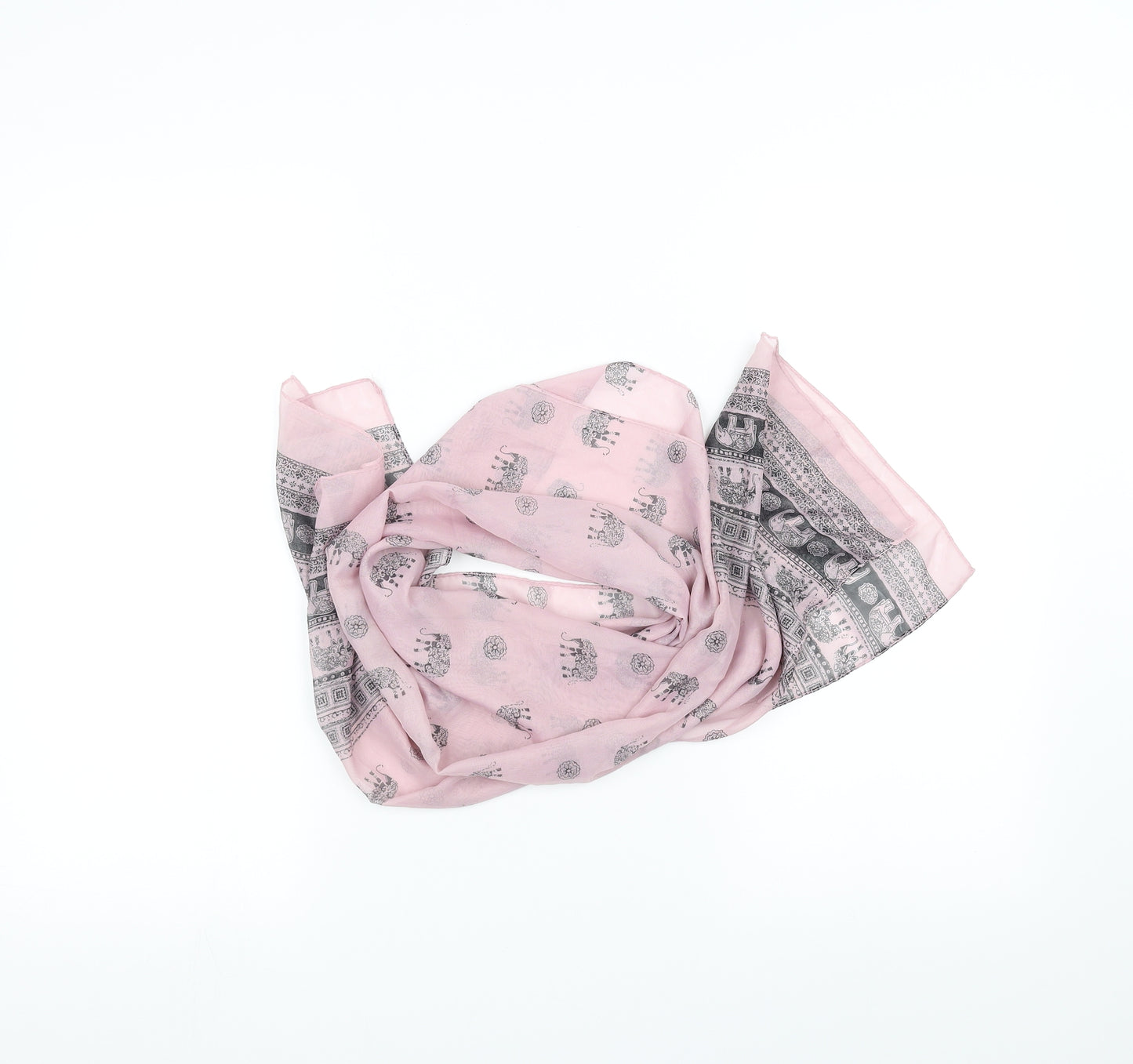Preworn Womens Pink Scarf