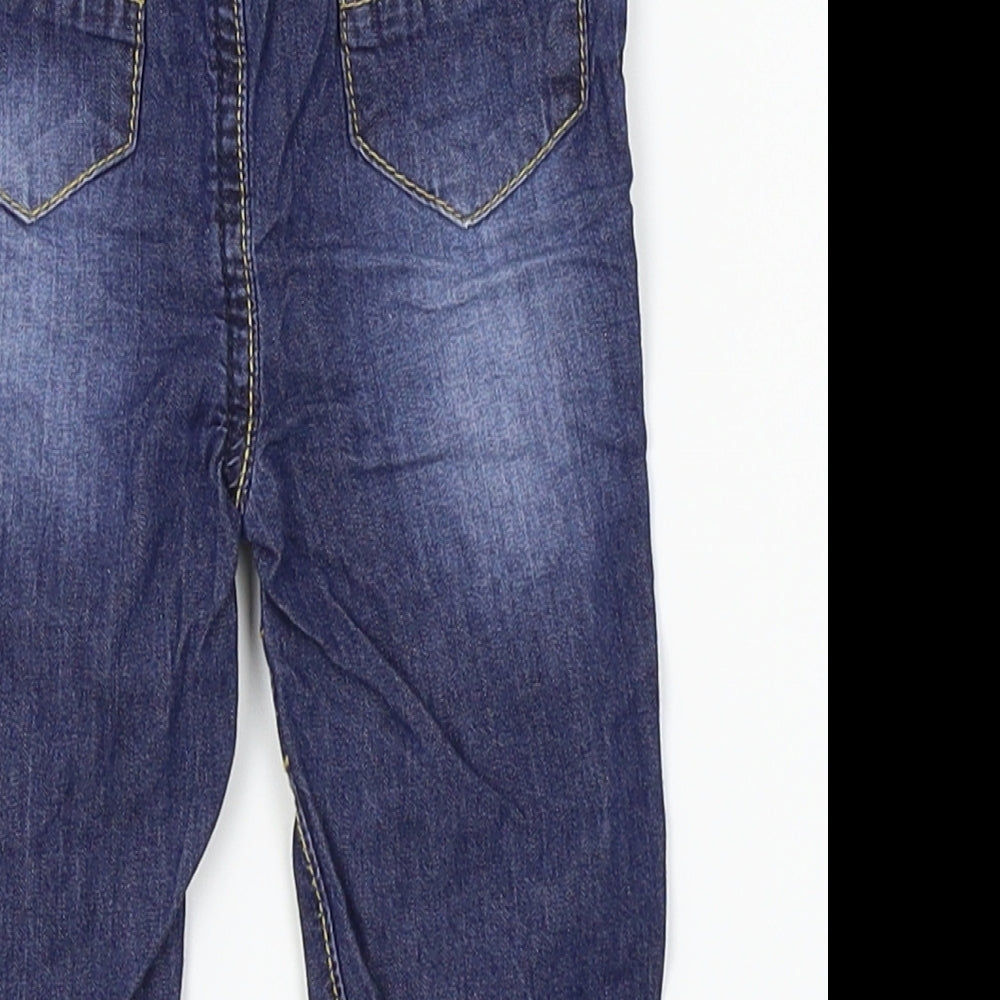 Earlydays Baby Blue Denim Sweatpants Jeans Size 3-6 Months