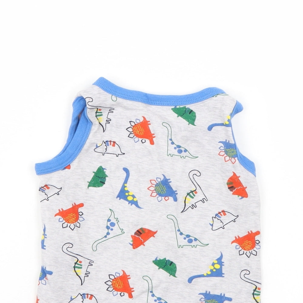 Primark Boys Grey Basic T-Shirt Size 9-12 Months