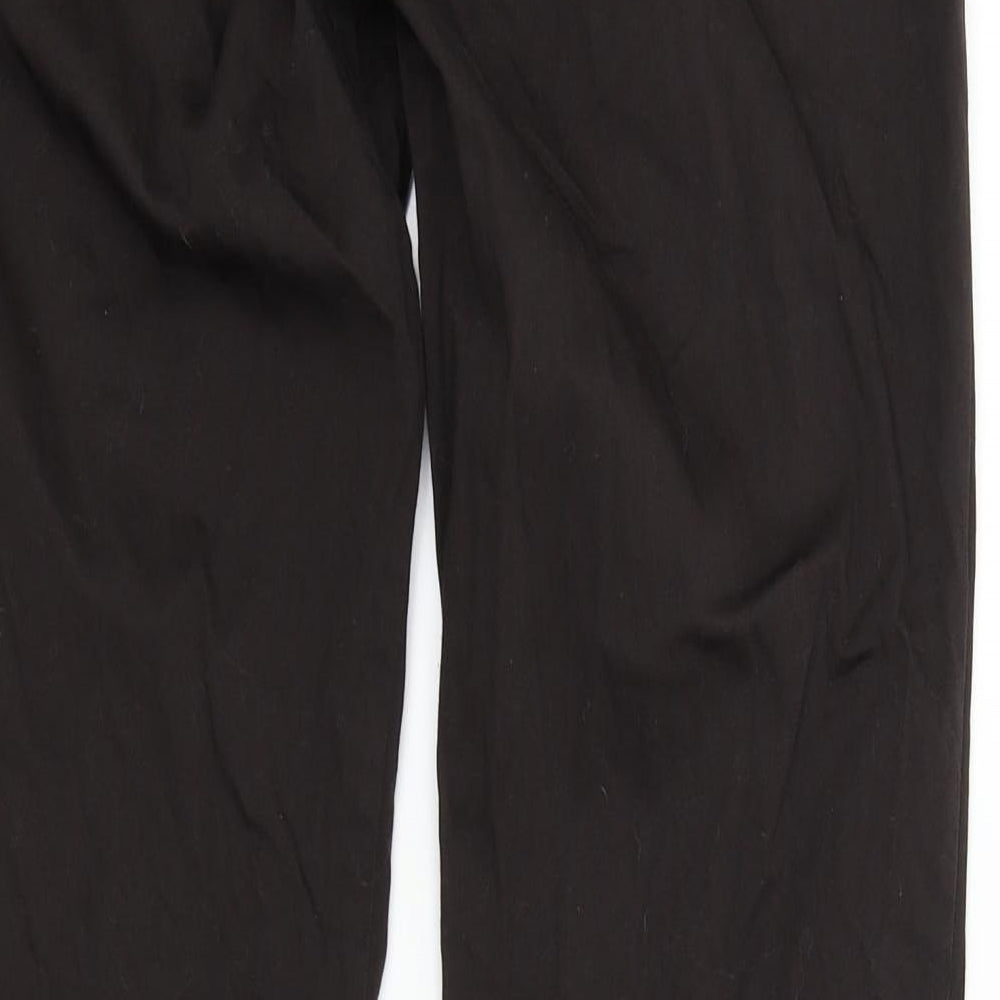 RESERVED Womens Black Trousers Size 38 L30 in