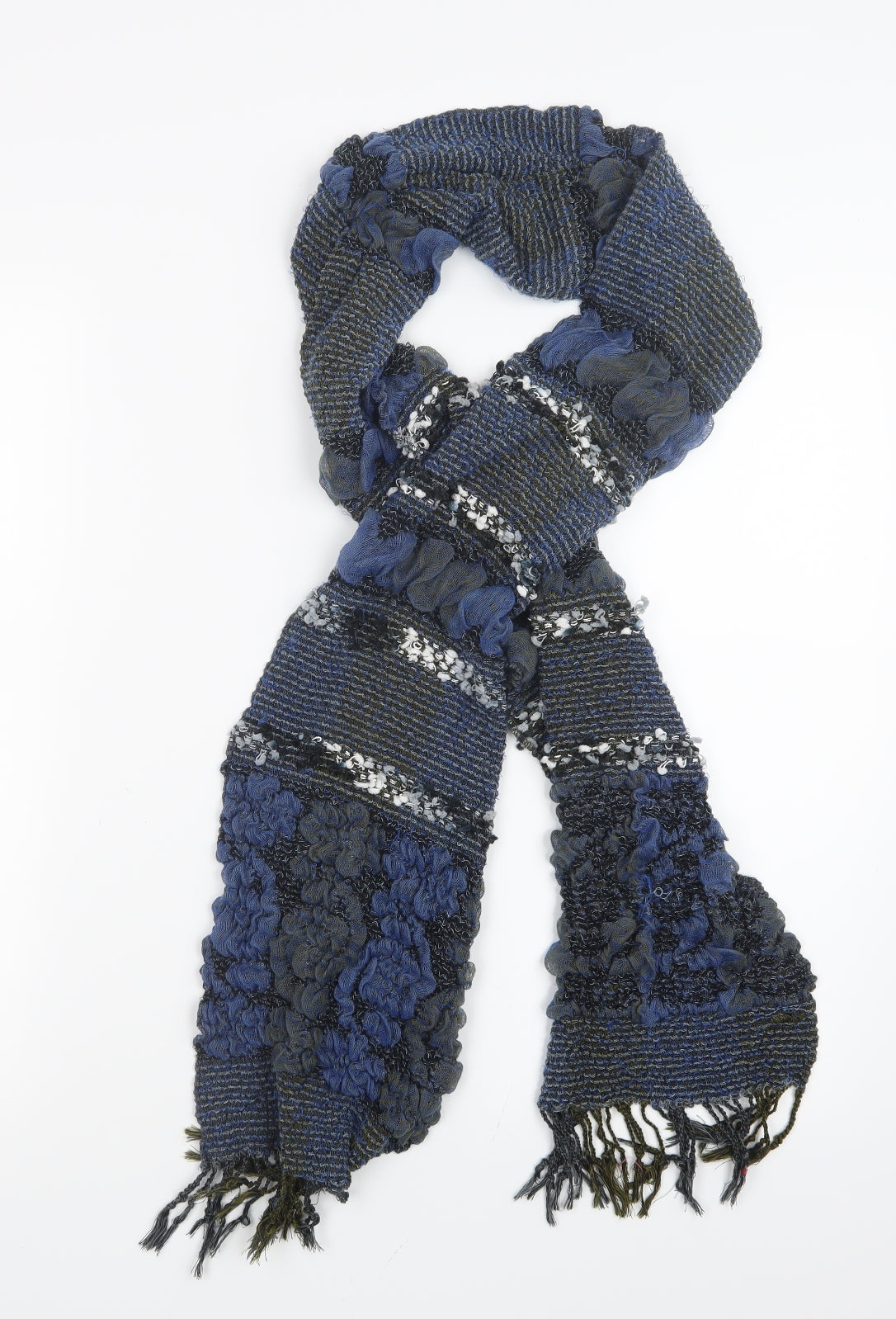 Preworn Womens Blue Scarf