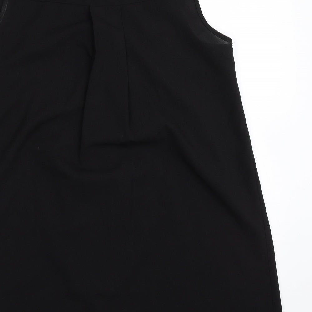Cameo Rose Womens Black Basic Button-Up Size 10