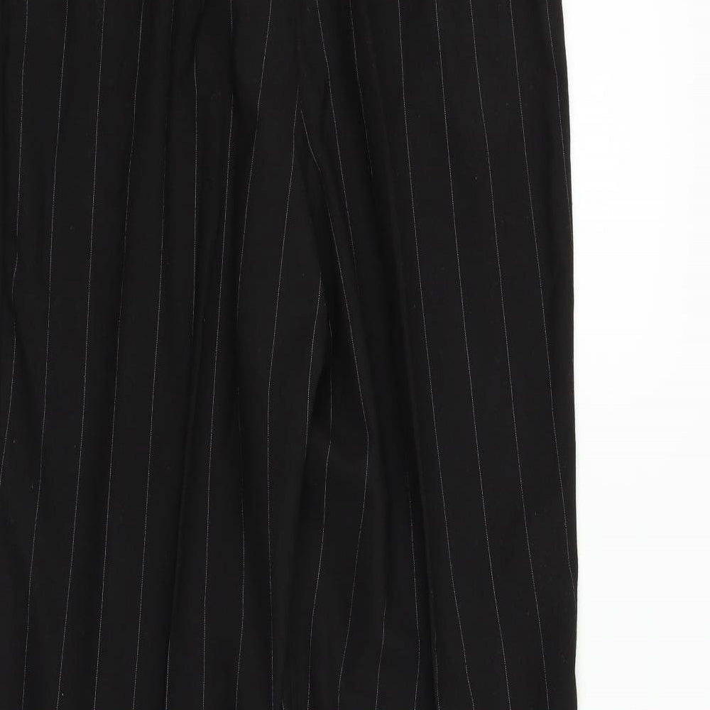 THE COLLECTION Womens Black Trousers Size 14 L28 in