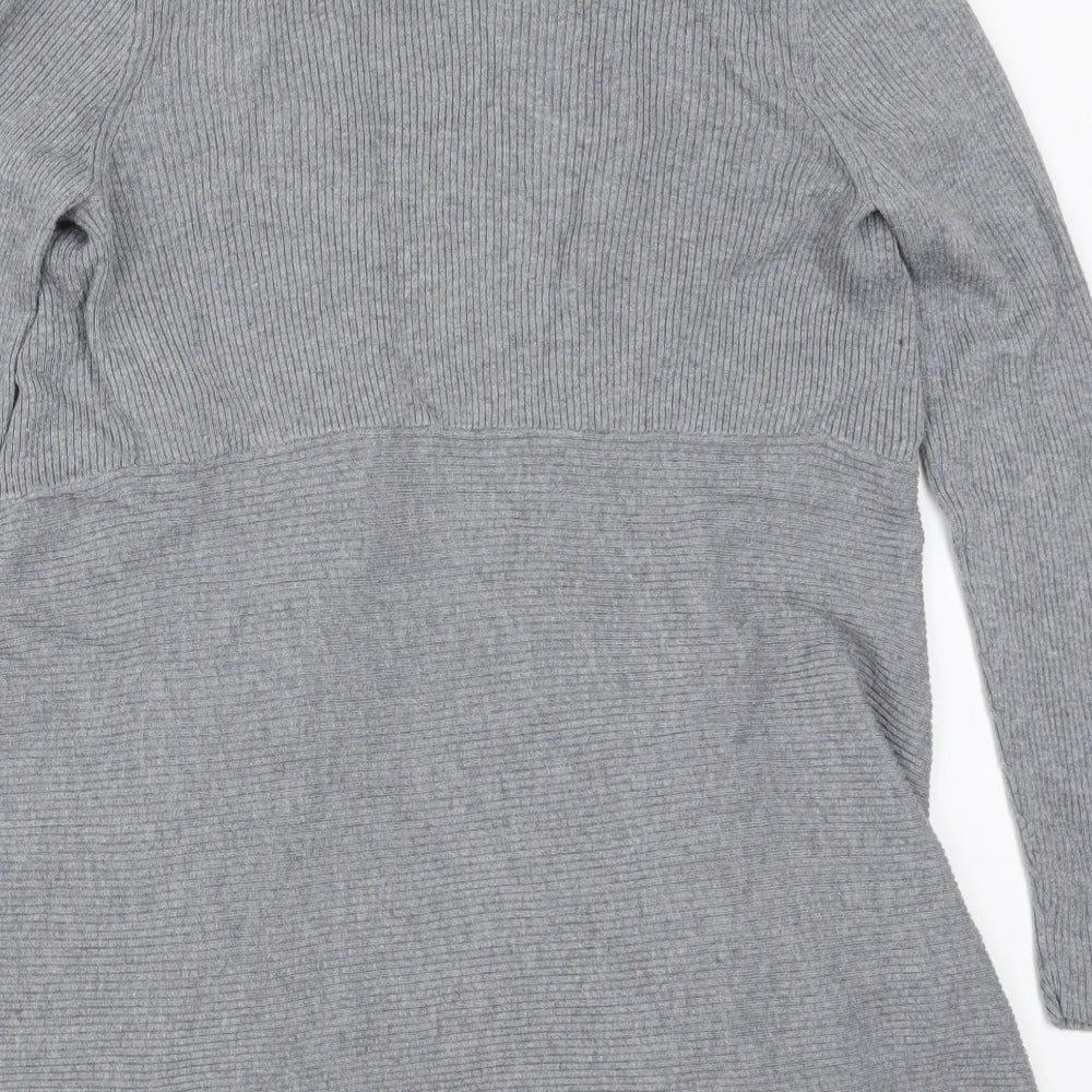 Savoir Womens Grey Knit Cardigan Jumper Size 10