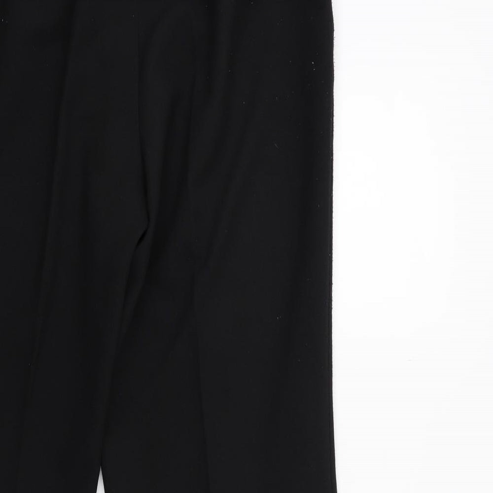 Marks and Spencer Womens Black Trousers Size 36 in L28 in