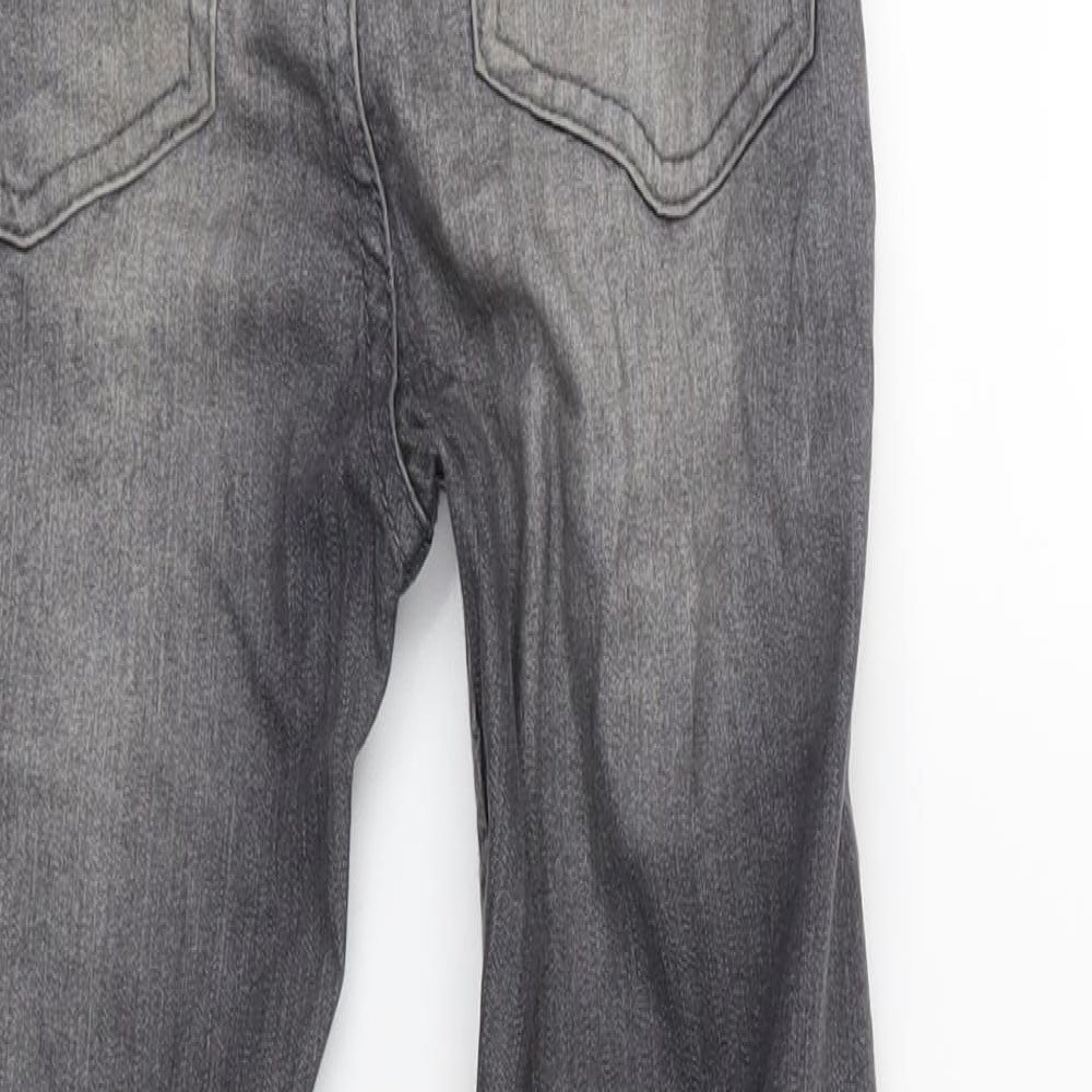 PRETTYLITTLETHING Womens Grey Denim Skinny Jeans Size 6 L25 in