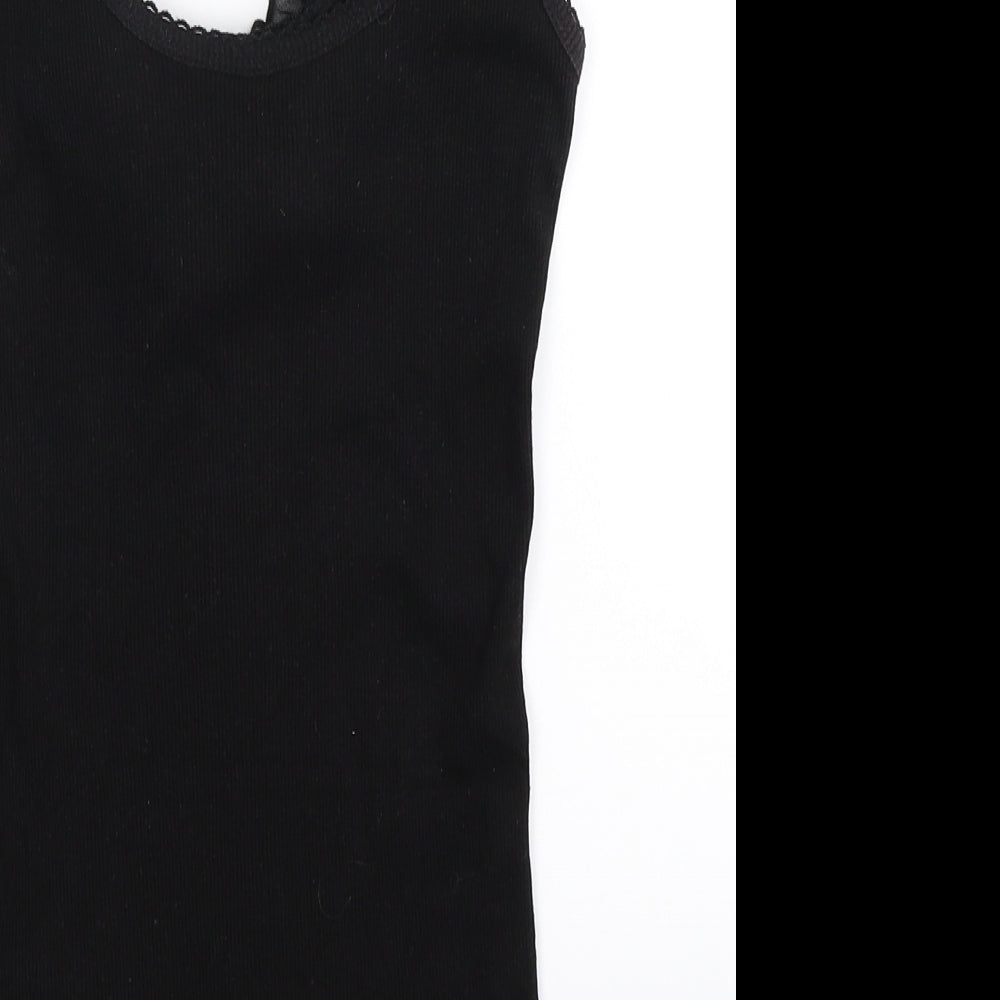 Atmosphere Womens Black A-Line Size 8