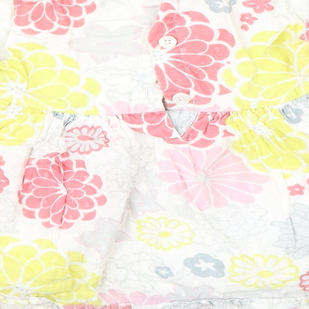 Little Rocha Girls Multicoloured Floral Shift Size 9-12 Months
