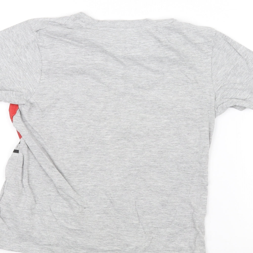 Pep&Co Boys Grey Basic T-Shirt Size 8-9 Years