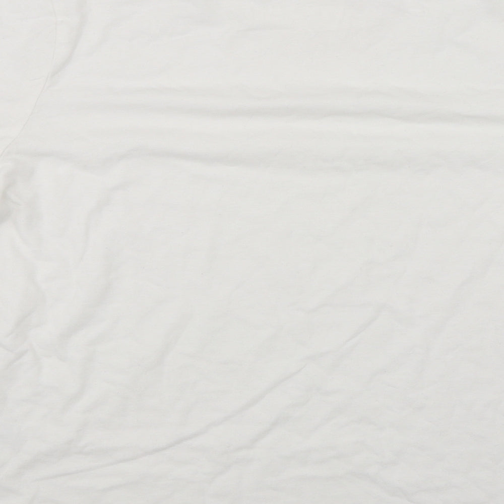 H&M Womens White Basic Blouse Size M