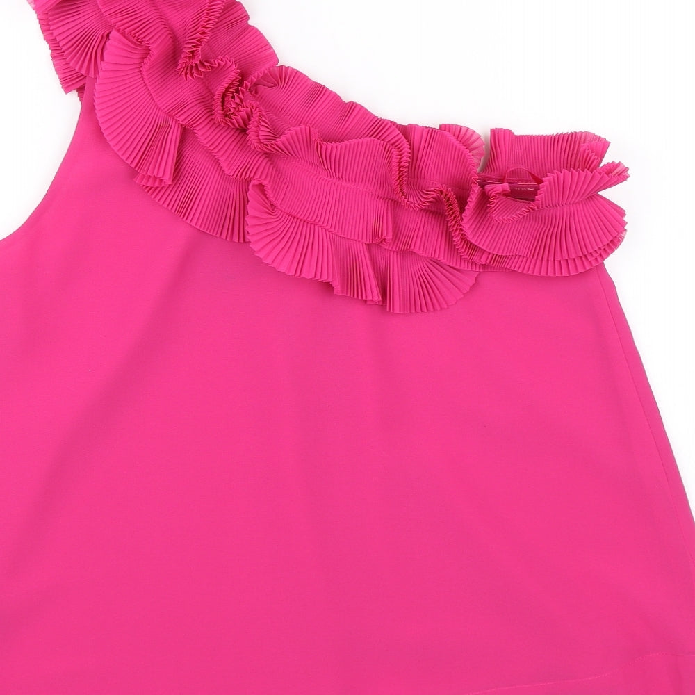 H&M Womens Pink Basic Blouse Size 6