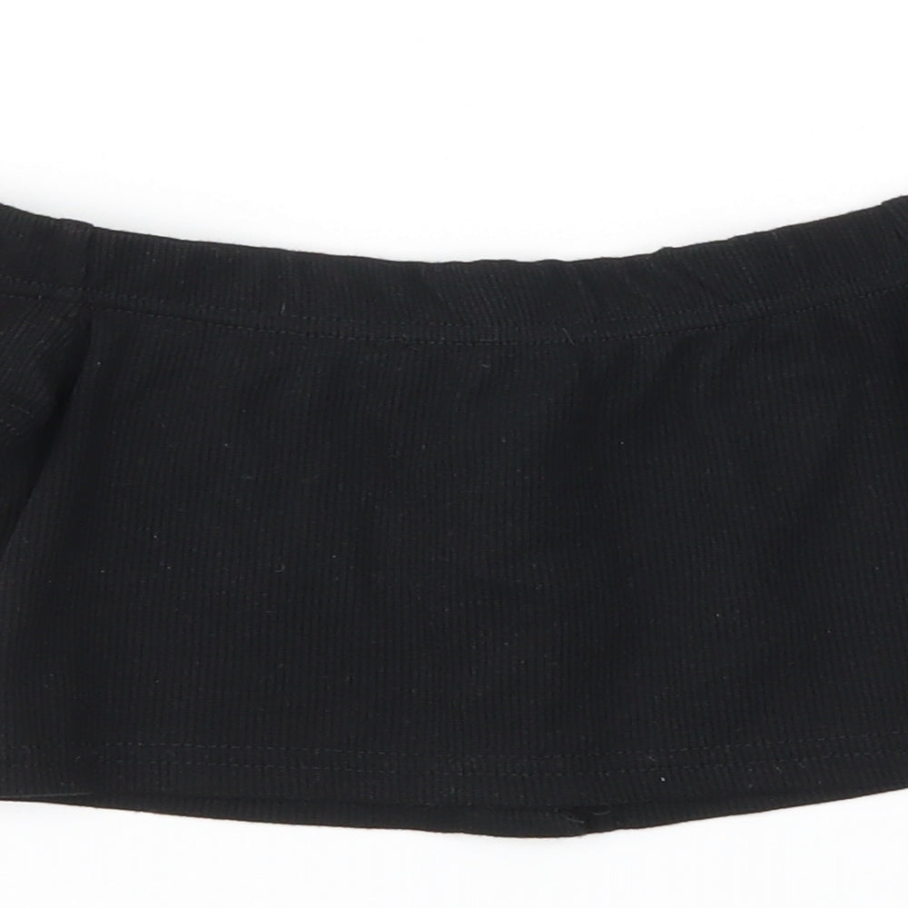 SheIn Girls Black Cropped Blouse Size 8 Years