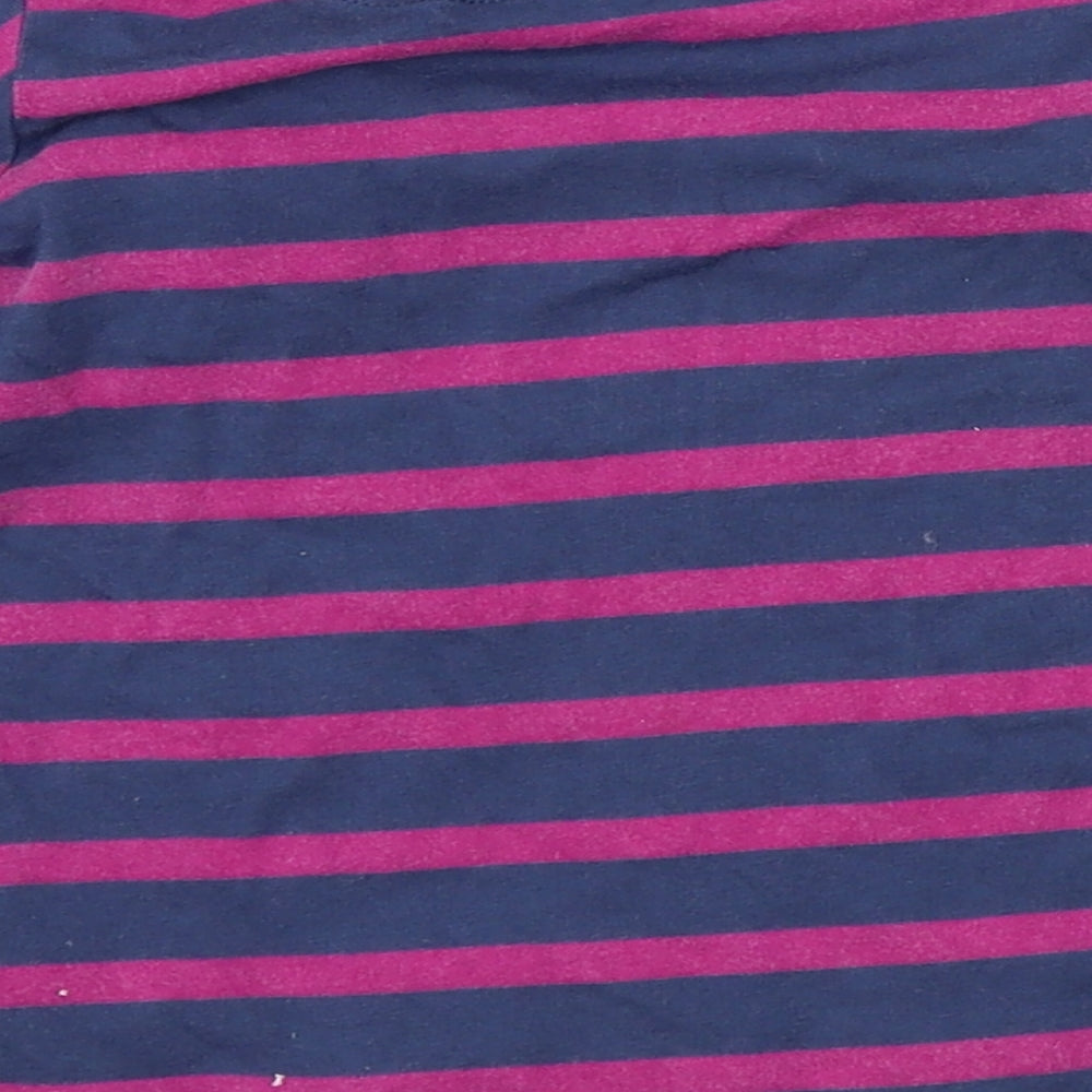 F&F Girls Purple Striped A-Line Size 12-18 Months