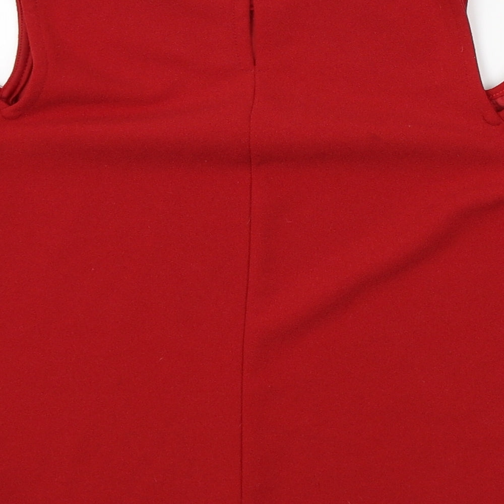New Look Girls Red Basic Blouse Size 14-15 Years - shoulderless