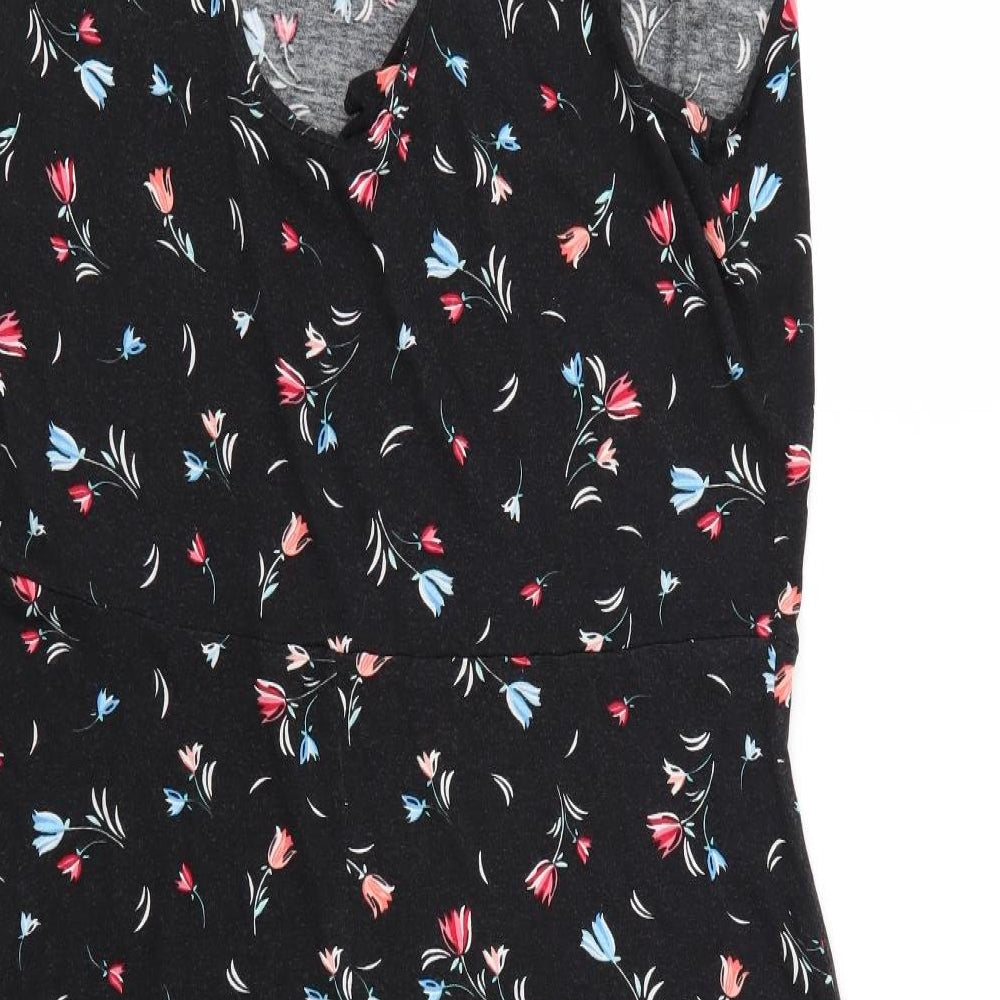 George Womens Black A-Line