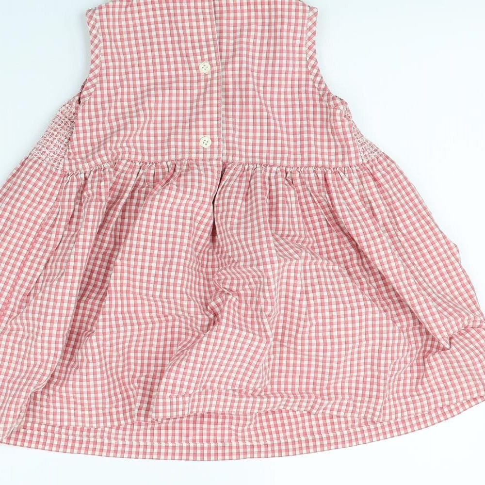Gap Girls Red Check Fit & Flare Size 3 Years