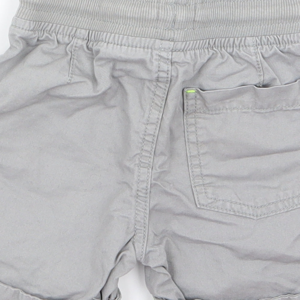 F&F Baby Grey Cargo Trousers Size 12 Months