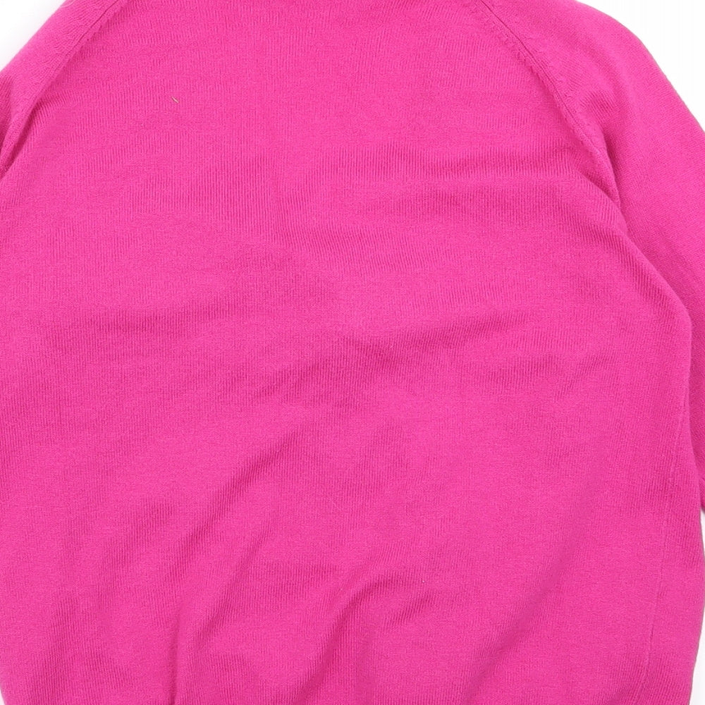 Dorothy Perkins Womens Orange Cardigan Jumper Size 10