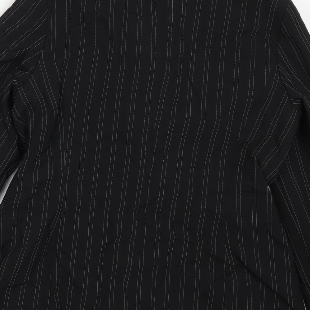 Preworn Womens Black Jacket Suit Jacket Size 12