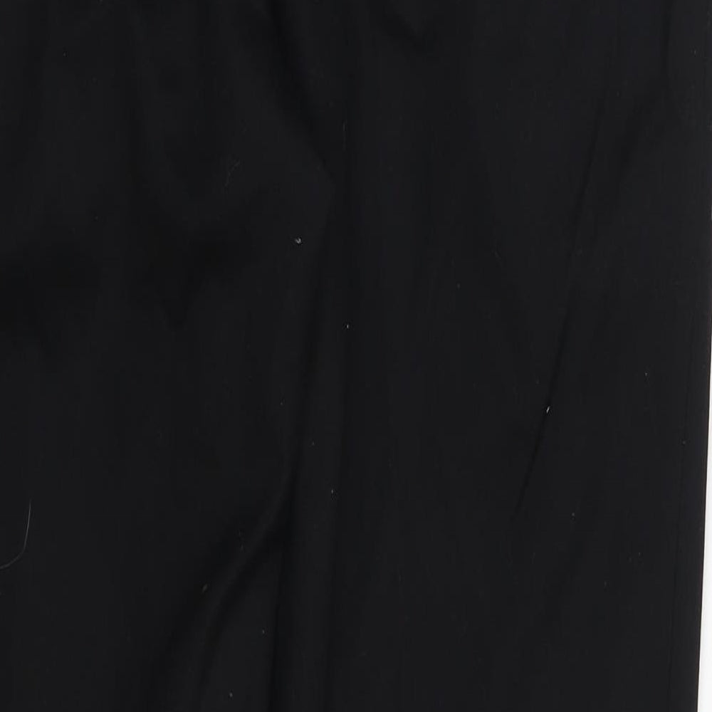 Burton Mens Black Trousers Size 32 L27 in