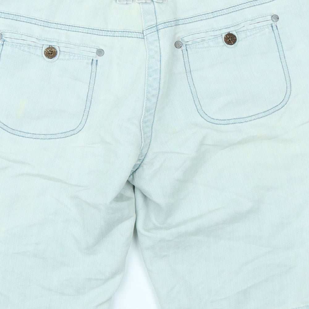 NEXT Womens Blue Denim Boyfriend Shorts Size 14