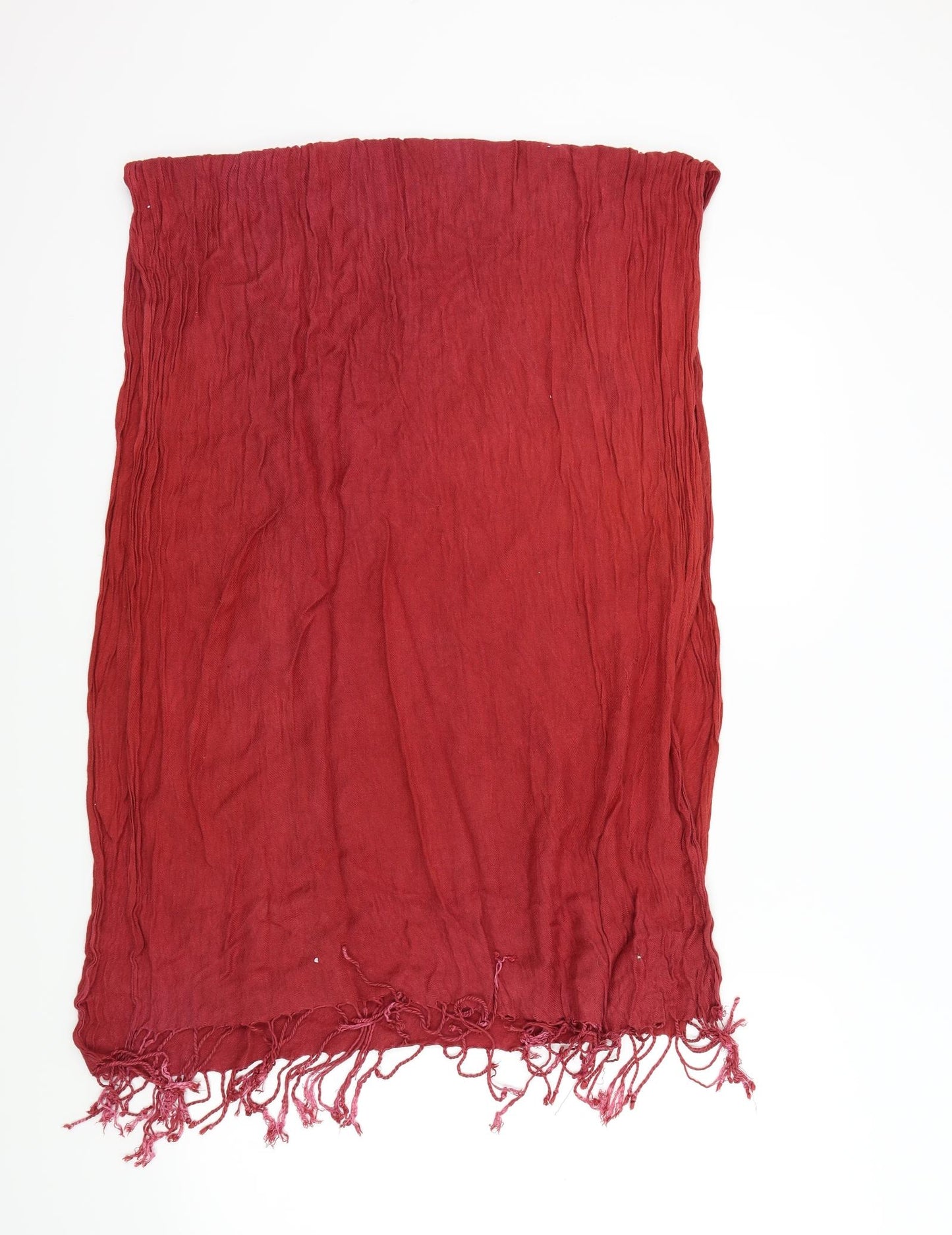 Preworn Womens Red Scarf