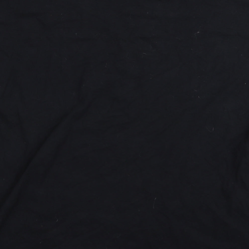 Peanuts Mens Black T-Shirt Size 2XL