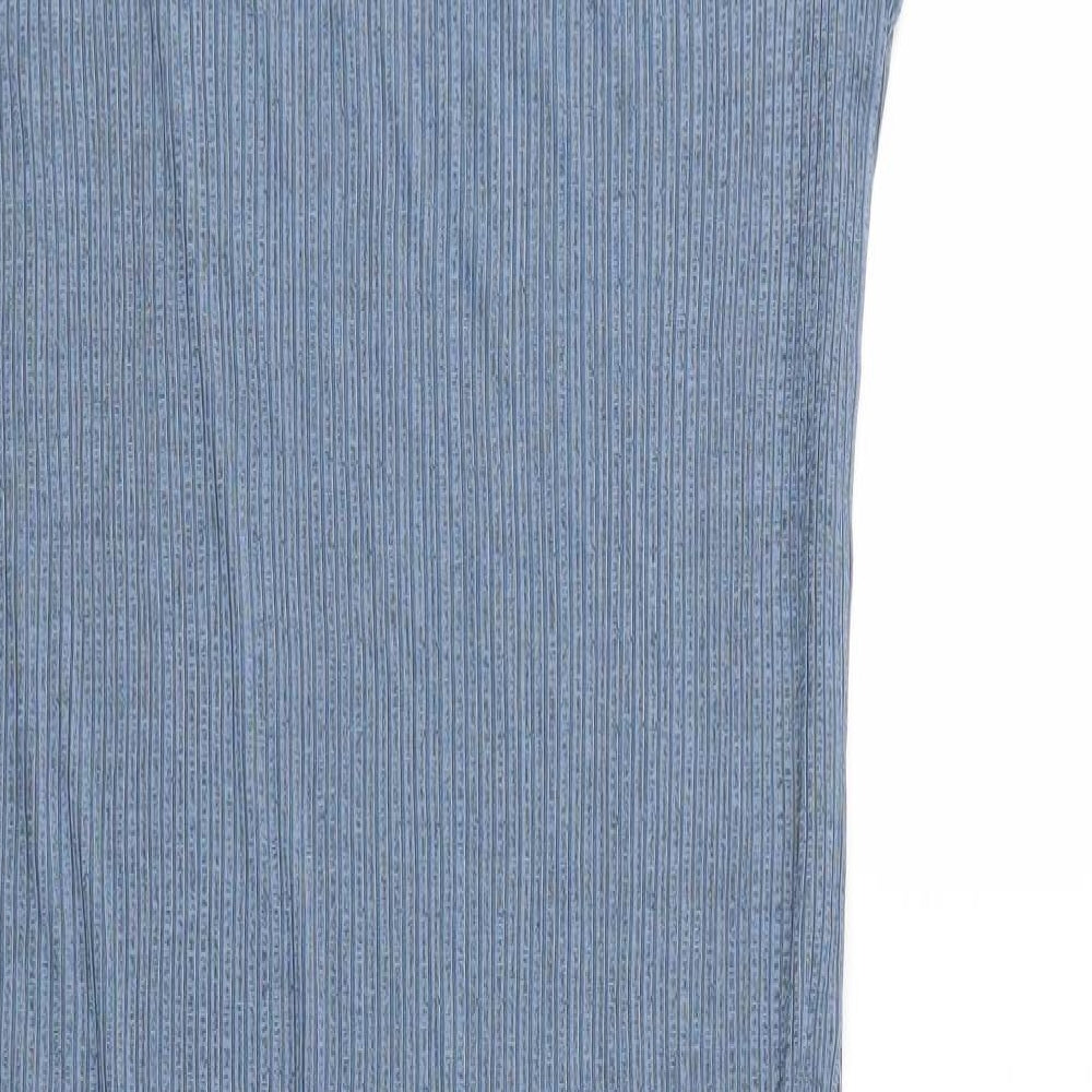 ICHI Womens Blue A-Line Size S