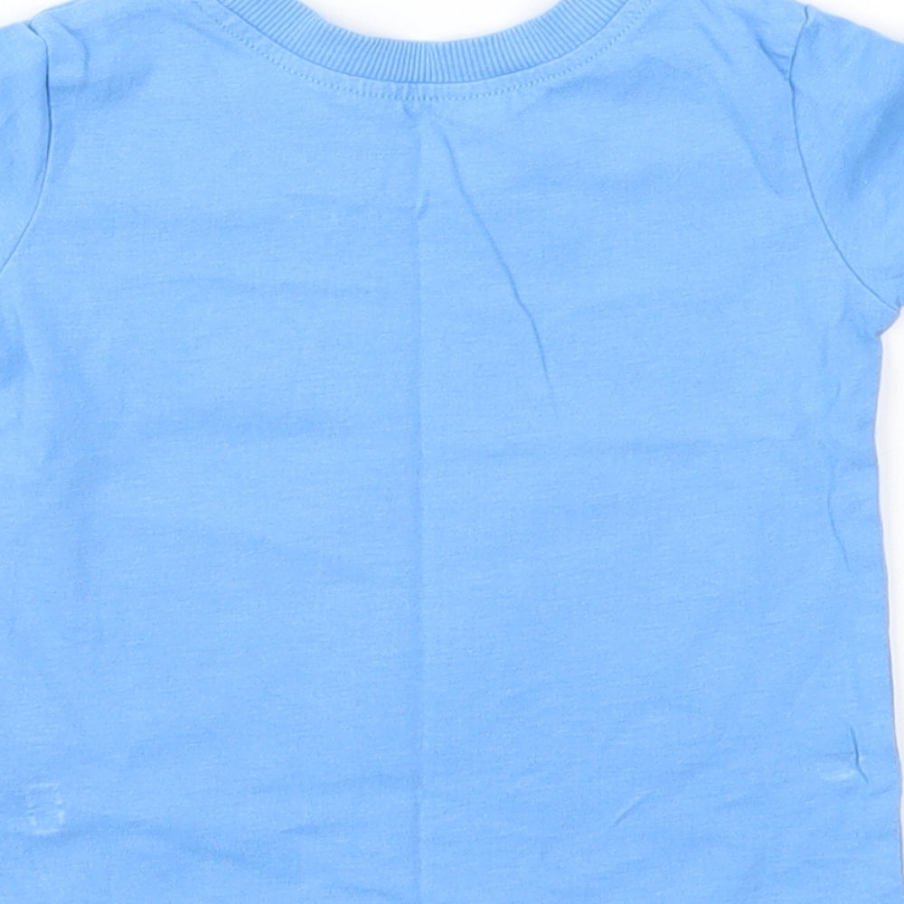 George Boys Blue Basic T-Shirt Size 3-6 Months