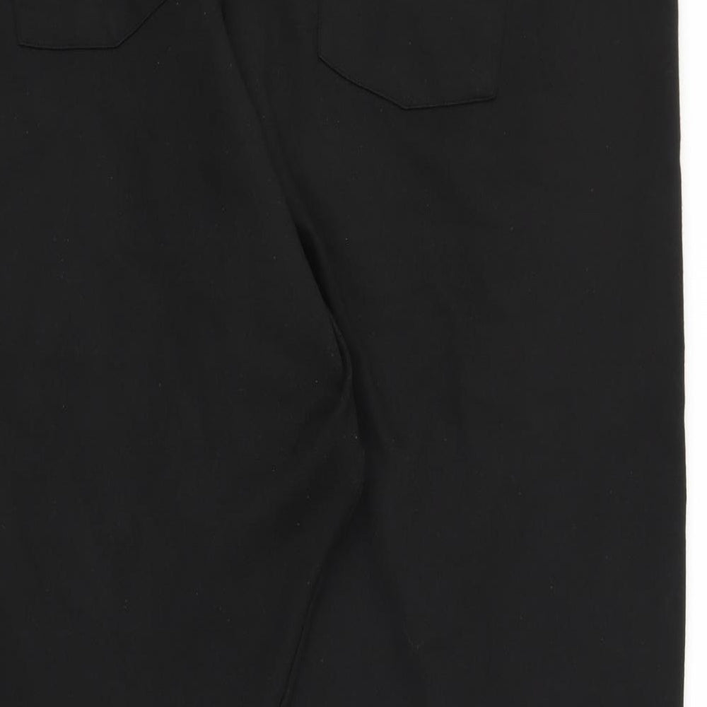 ASOS Womens Black Capri Trousers Size 26 L23 in