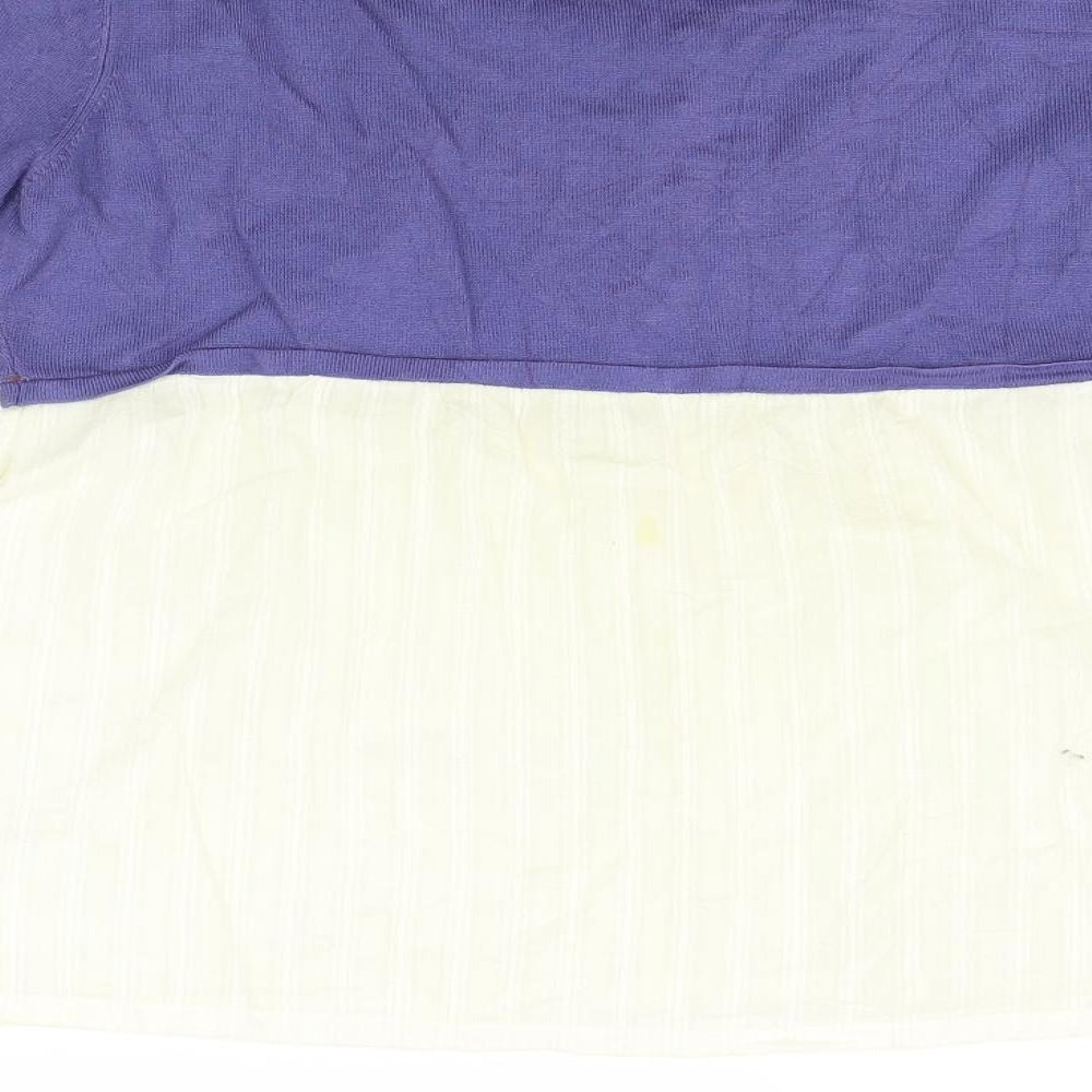 George Womens Purple Pullover Jumper Size 16 - washable marks
