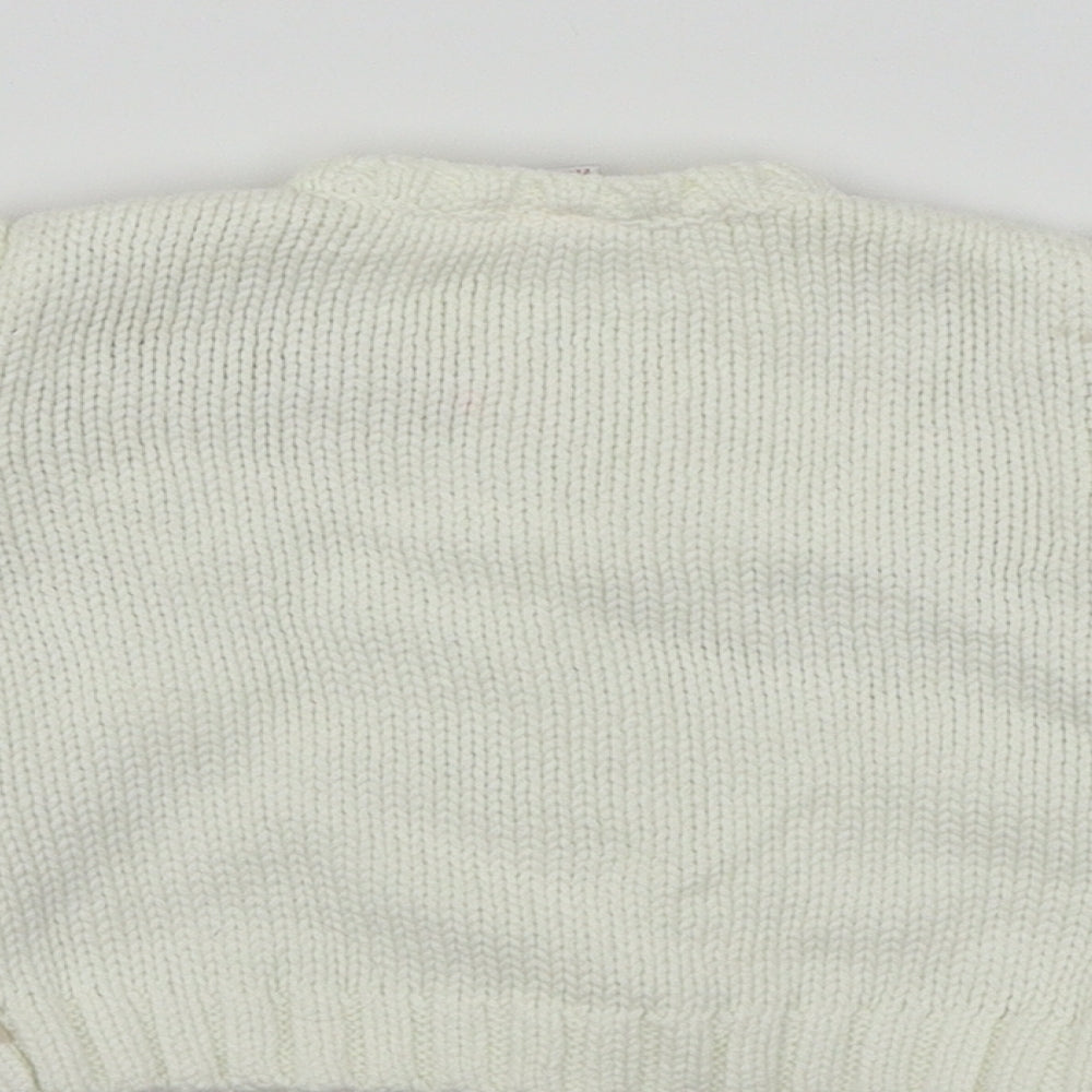 NEXT Boys Ivory Paisley Pullover Jumper Size 0-3 Months