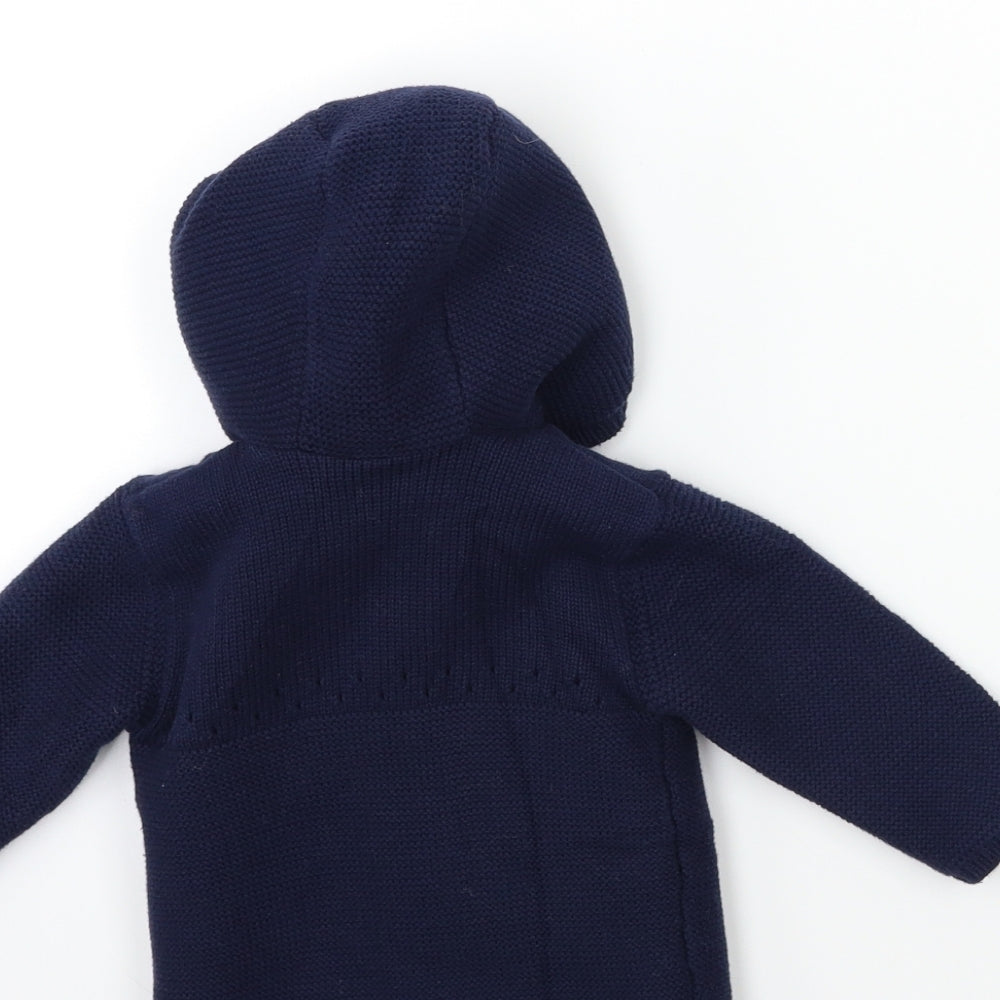TU Baby Blue Knit Cardigan Jumper Size 6-9 Months