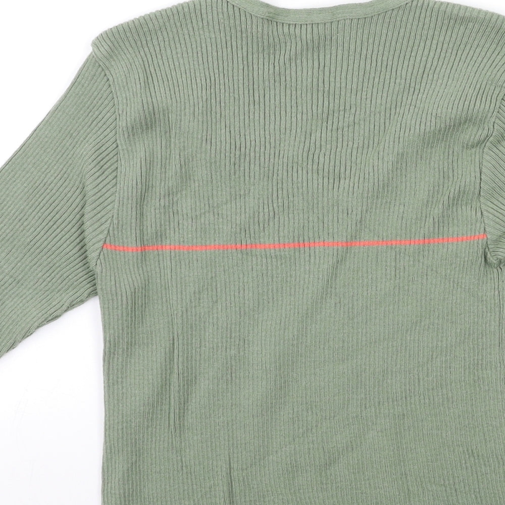 Dorothy Perkins Womens Green Knit Pullover Jumper Size 14