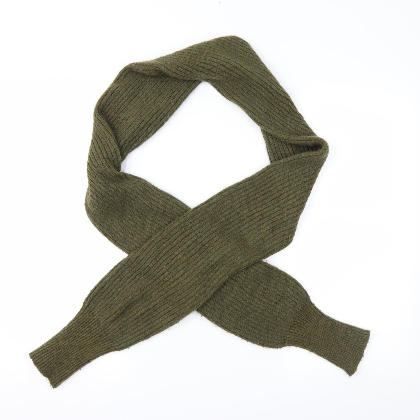 Accessorize Womens Green Knit Scarf