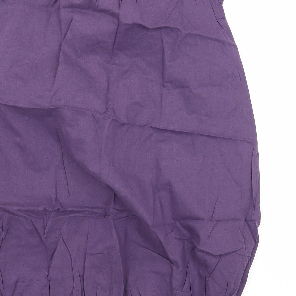 name it Girls Purple Geometric T-Shirt Dress Size 9-10 Years - Star