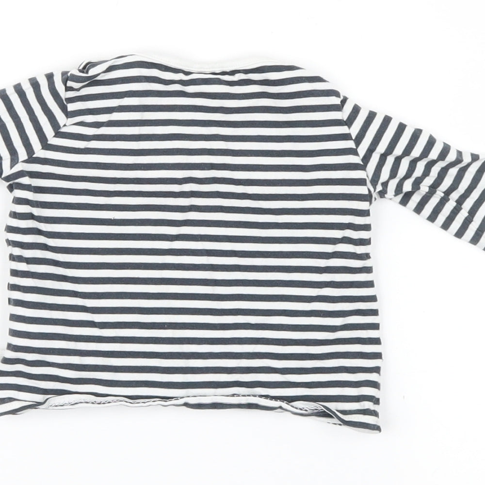 NEXT Black Striped Basic Casual Size 0-3 Months