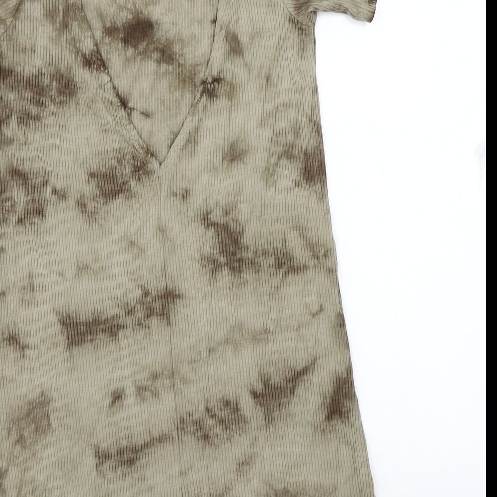 FOREVER 21 Womens Green T-Shirt Dress Size M