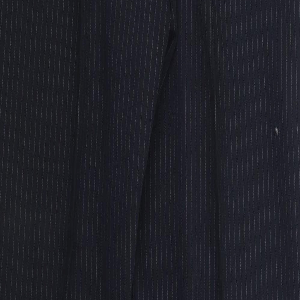 bay trading company Womens Blue Striped Trousers Size 10 L27 in